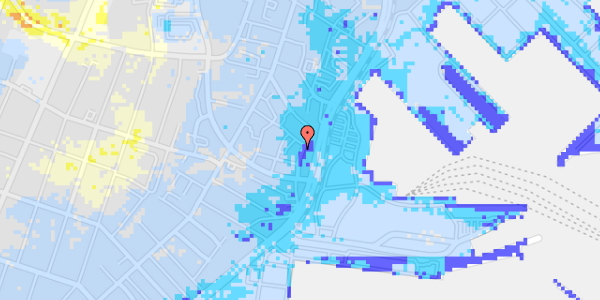 Ekstrem regn på Boensgade 4, 1. th