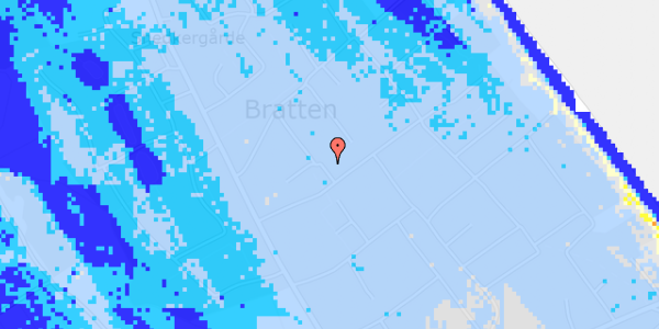 Ekstrem regn på Bugten 24