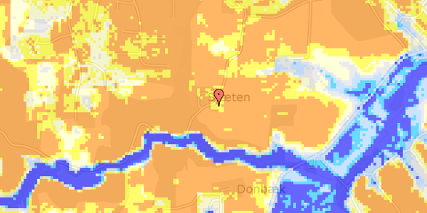 Ekstrem regn på Donbækvej 35