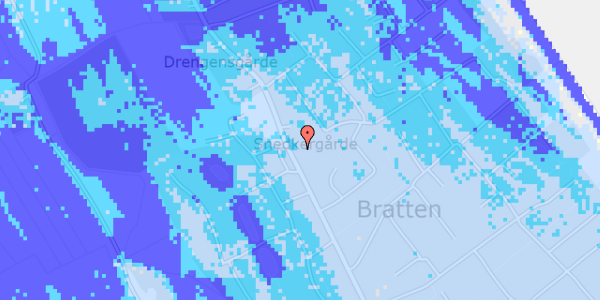 Ekstrem regn på Foldenvej 38