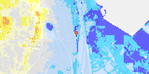 Ekstrem regn på Frydenstrandsvej 14