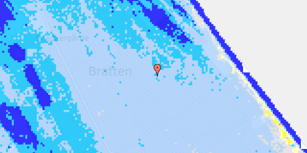 Ekstrem regn på Havstokken 10