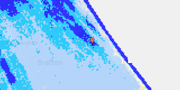 Ekstrem regn på Havstokken 22