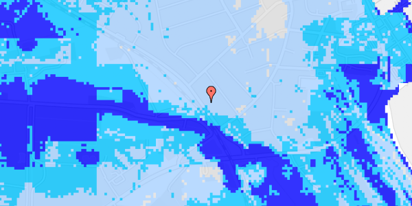 Ekstrem regn på Jernbanevej 8