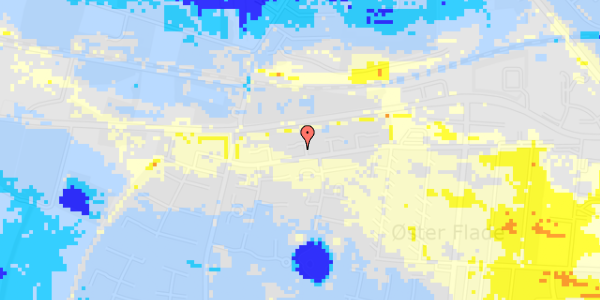 Ekstrem regn på Jyllandsgade 54