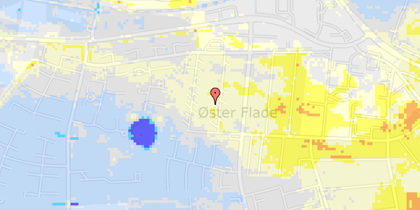 Ekstrem regn på Koldinggade 29