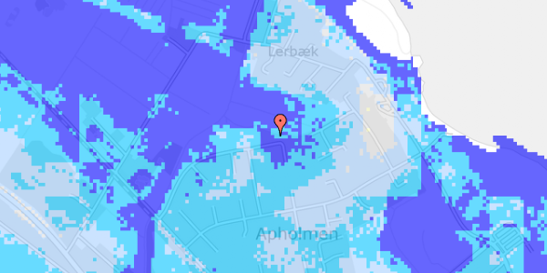 Ekstrem regn på Kærløkken 65