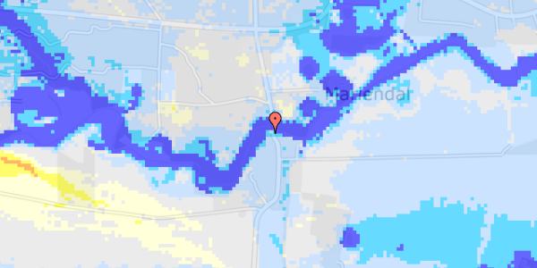 Ekstrem regn på Mariendalsvej 10