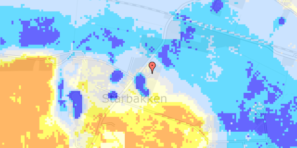 Ekstrem regn på Mariendalsvej 61