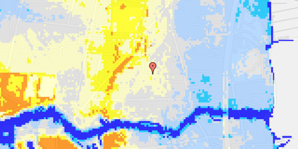 Ekstrem regn på Nylandsvej 21