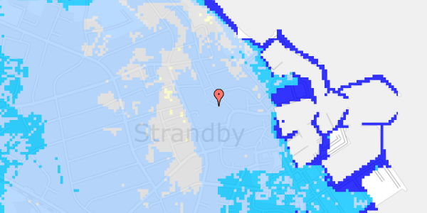 Ekstrem regn på Nørrevej 3B