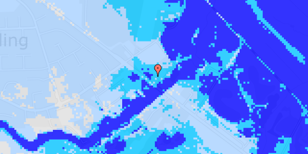 Ekstrem regn på Skagensvej 206