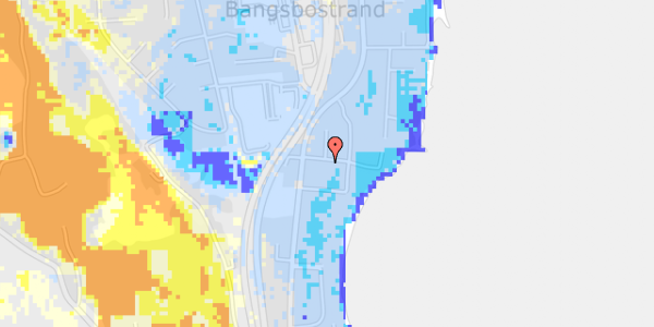 Ekstrem regn på Strandgårdsvej 4