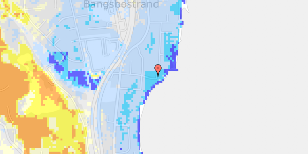 Ekstrem regn på Strandgårdsvej 19