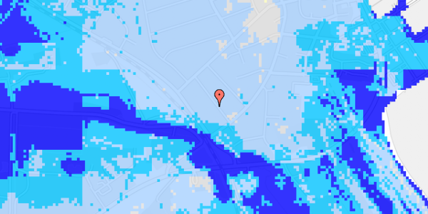 Ekstrem regn på Tordenskjoldsvej 5