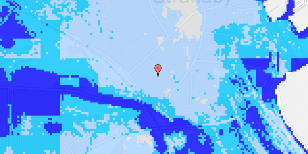 Ekstrem regn på Tordenskjoldsvej 10