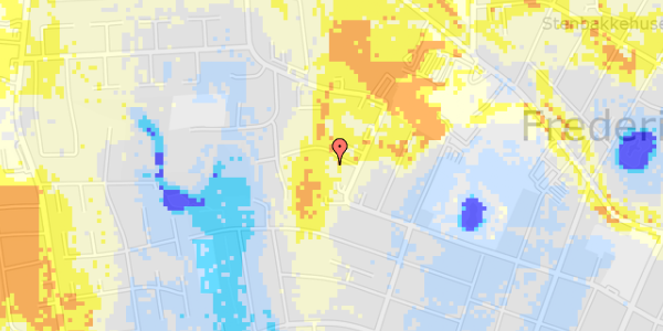 Ekstrem regn på Vitus Berings Vej 11