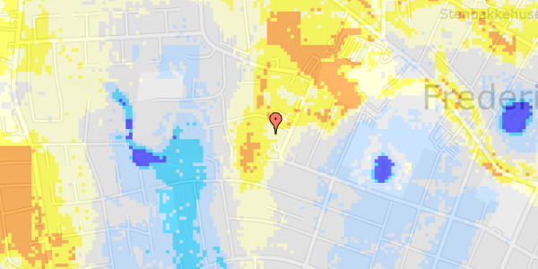 Ekstrem regn på Vitus Berings Vej 19