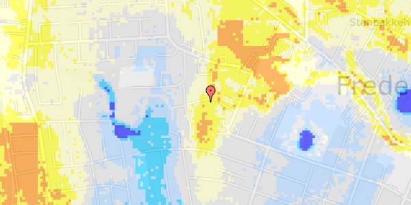 Ekstrem regn på Vitus Berings Vej 35