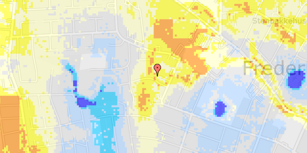 Ekstrem regn på Vitus Berings Vej 36