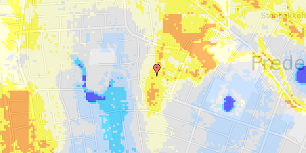 Ekstrem regn på Vitus Berings Vej 37