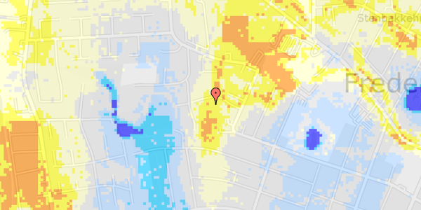 Ekstrem regn på Vitus Berings Vej 43