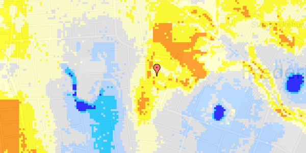 Ekstrem regn på Vitus Berings Vej 44