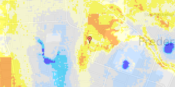 Ekstrem regn på Vitus Berings Vej 46