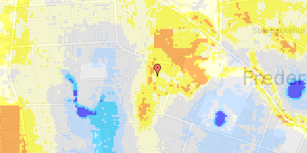 Ekstrem regn på Vitus Berings Vej 58