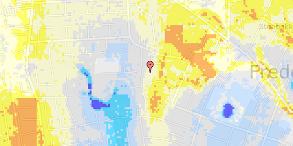 Ekstrem regn på Vitus Berings Vej 124