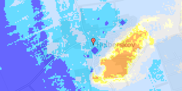 Ekstrem regn på Als Oddevej 31