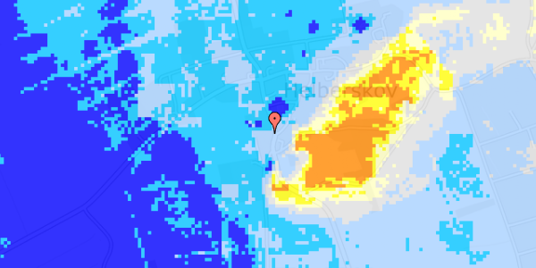 Ekstrem regn på Als Oddevej 36