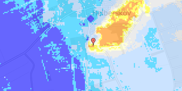 Ekstrem regn på Als Oddevej 42