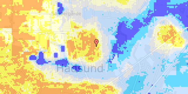 Ekstrem regn på Burholt 12