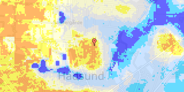 Ekstrem regn på Burholt 19