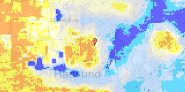 Ekstrem regn på Burholt 29