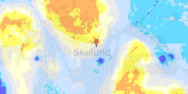 Ekstrem regn på Elkærvej 1