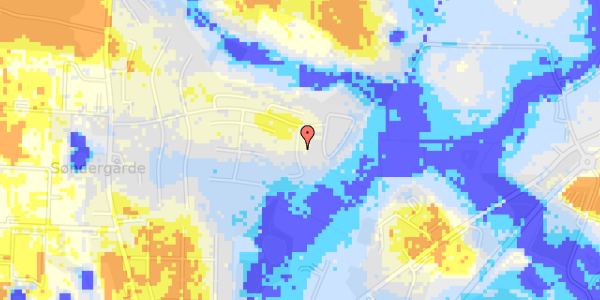 Ekstrem regn på Elmholt 5