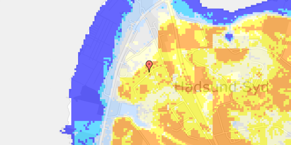 Ekstrem regn på Fjordager 10