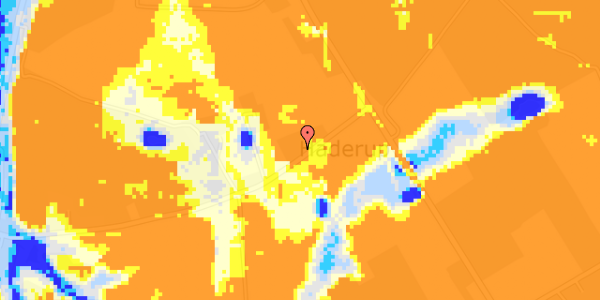 Ekstrem regn på Haderupvej 8