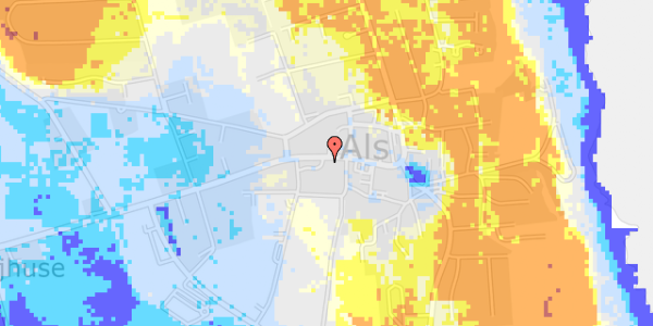 Ekstrem regn på Hadsundvej 21