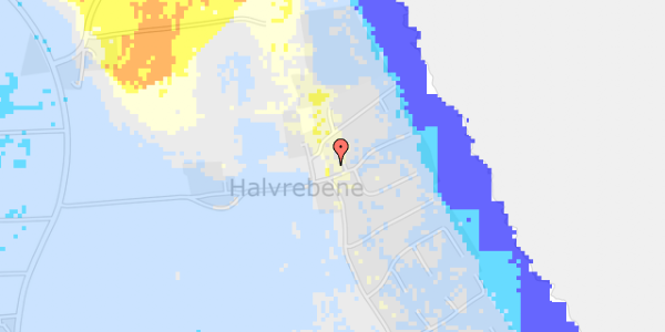 Ekstrem regn på Halvrebene 20