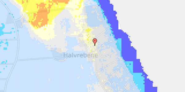 Ekstrem regn på Halvrebene 21