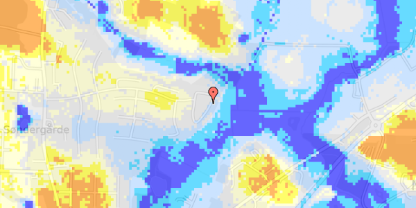 Ekstrem regn på Hybenholt 6