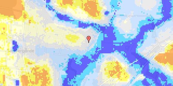 Ekstrem regn på Hybenholt 10