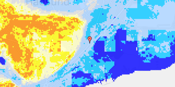 Ekstrem regn på Jernbanegade 53