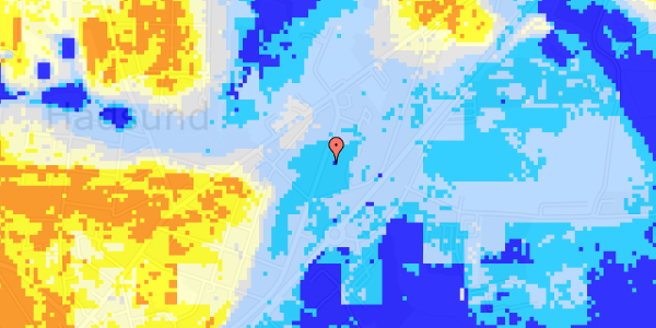 Ekstrem regn på Jernbanegade 58