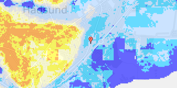 Ekstrem regn på Jernbanegade 61