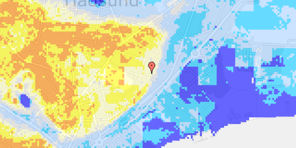 Ekstrem regn på Jyllandsgade 15