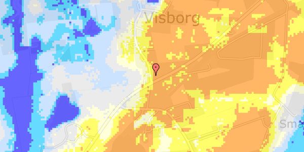 Ekstrem regn på Kjellerupsgade 2